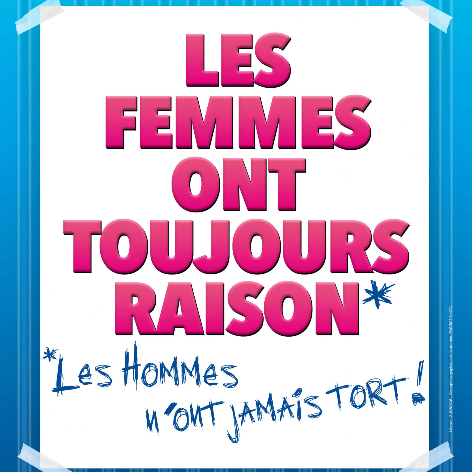Les femmes ont toujours raison et les hommes n'ont jamais tort